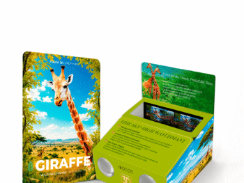 기린 Giraffe 3D FOLCA 카드 DW-14